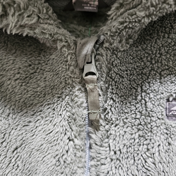 Eddie Bauer Kids Boy Girl Infant Green Fleece Soft Plush Onsie Footed Si… - Picture 7 of 10